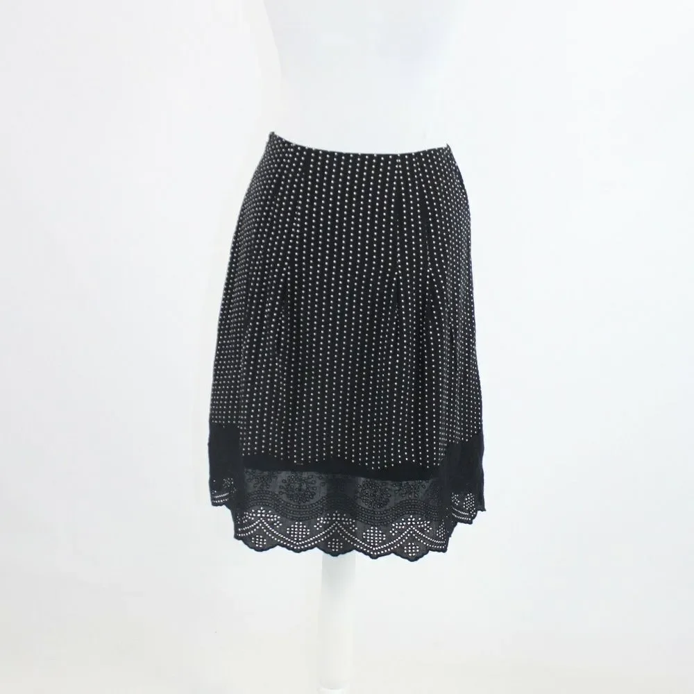 Black ANN TAYLOR skirt 2P - Picture 7 of 8